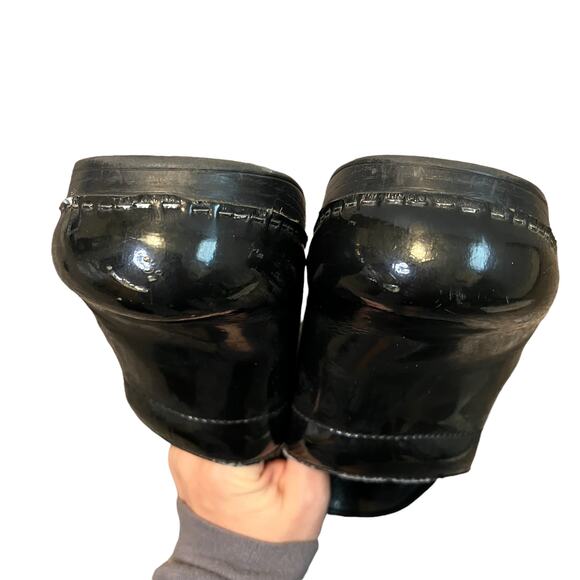 Dansko Hibiscus Black Clogs - Picture 7 of 9